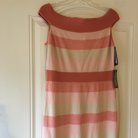 NWT NY&Co Eva Mendes Kristen Stripe Sweater Dress - Picture 3 of 16